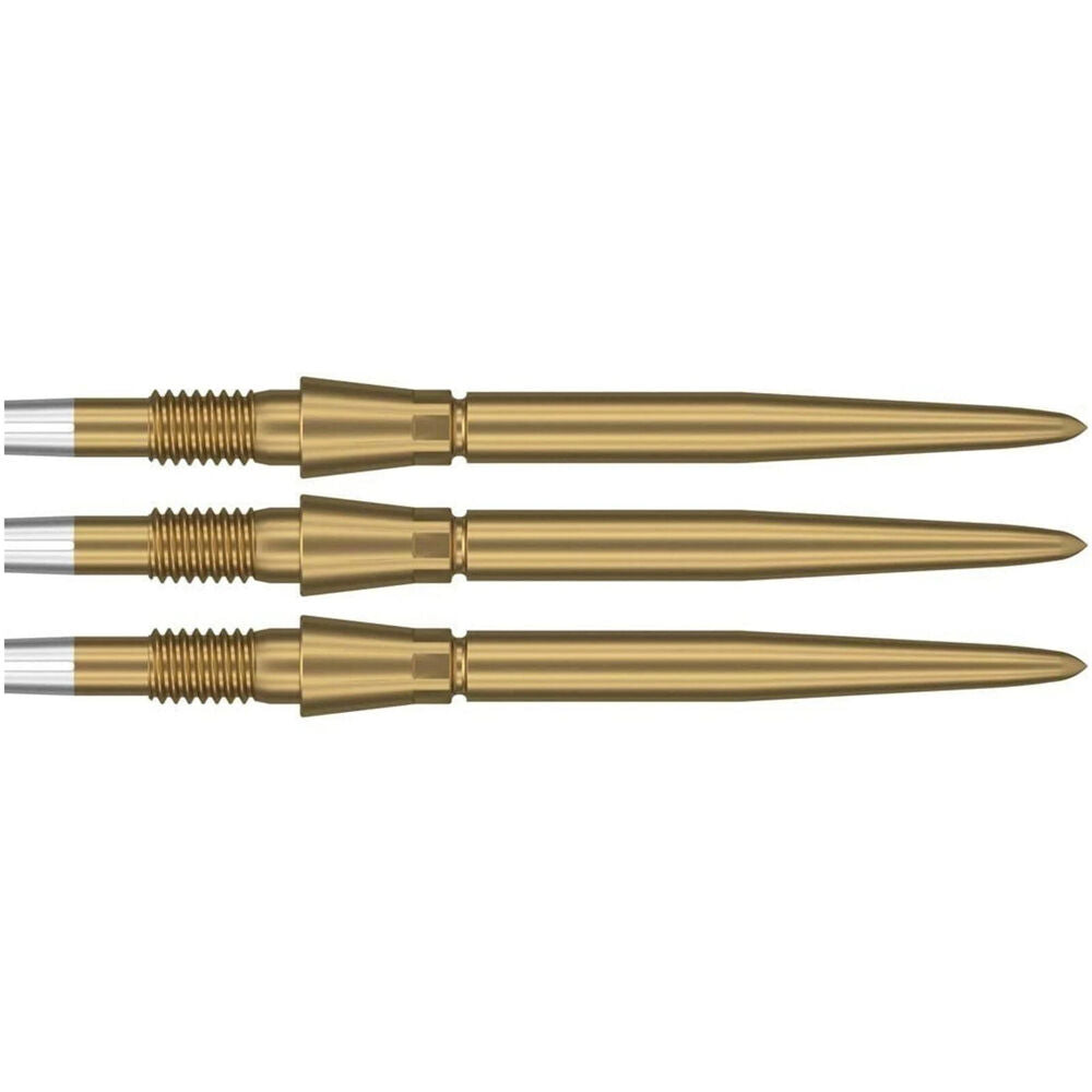 Target Swiss Storm Dart Point Replacement Spare Tip 35mm Gold (3 Pieces)