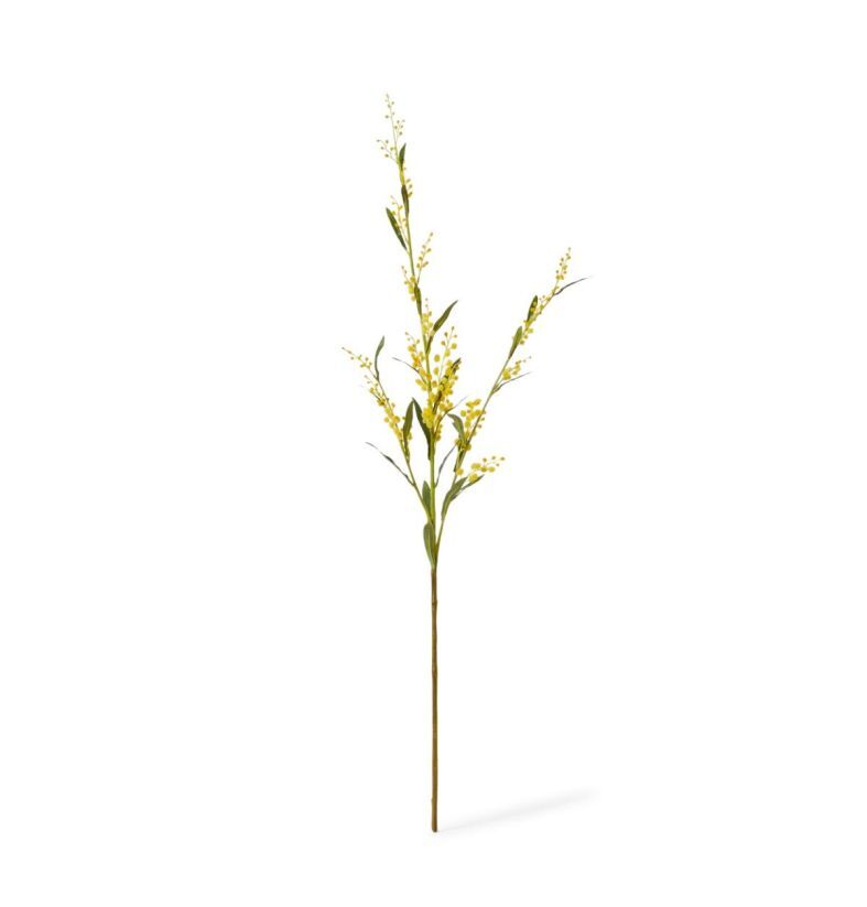 E Style 94cm Wattle Spray Plastic Artificial Faux/Fake Flower Decor Yellow