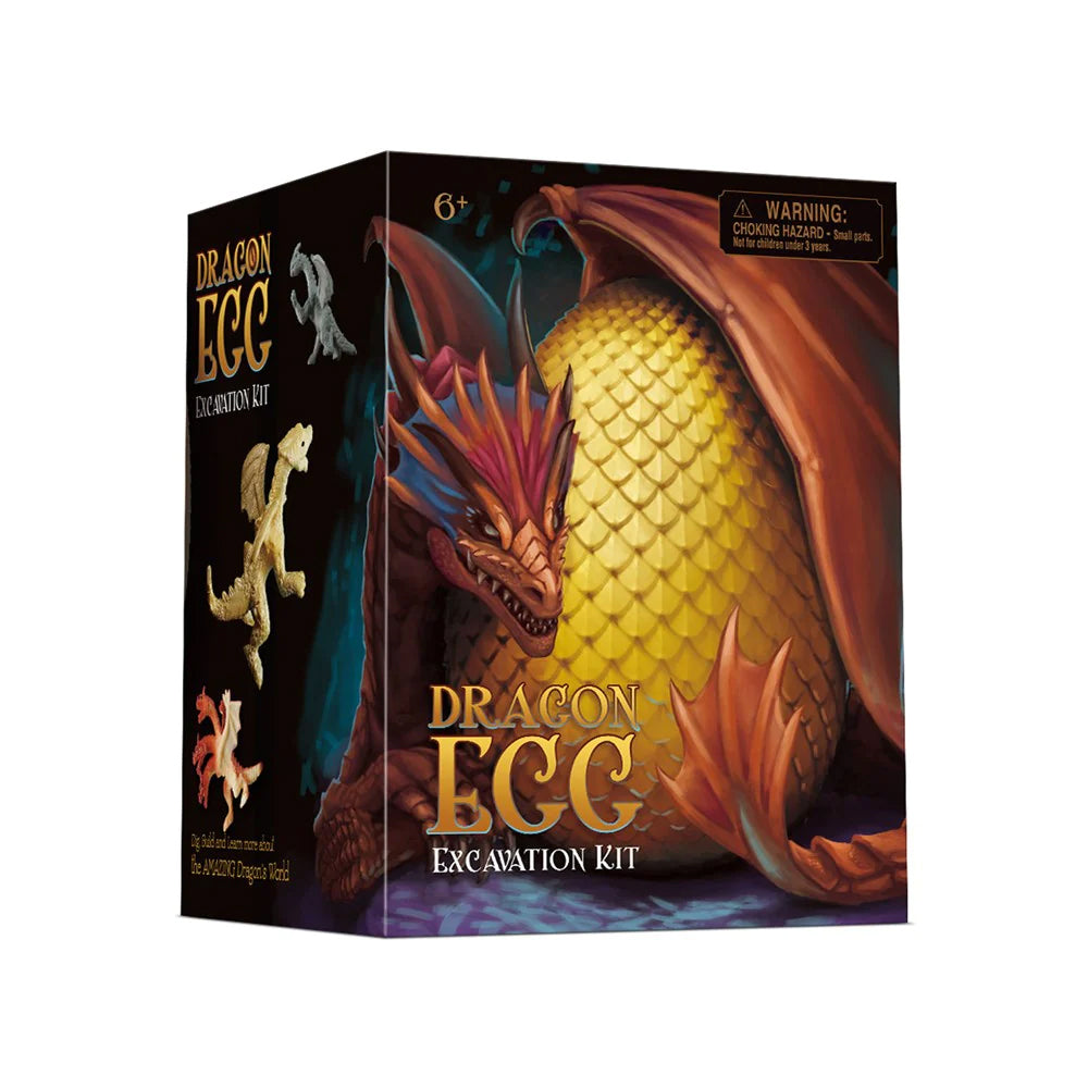 Johnco Dragon Egg Kids/Childrens Adventure Dig Archaeology/Excavation Kit 6y+