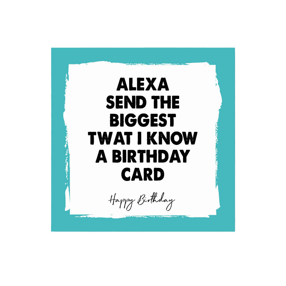 Filthy Sentiments Filthy Sentiment Birthday Alexa Blank Greeting Card w/White Envelope 14x14cm (3 Pack) — image 2