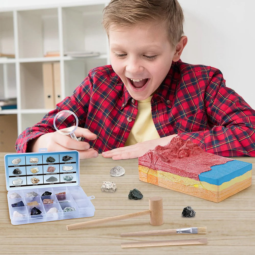 Johnco Treasure Of The Earth Childrens/Kids Adventure Dig Excavation Kit 6y+ — image 2