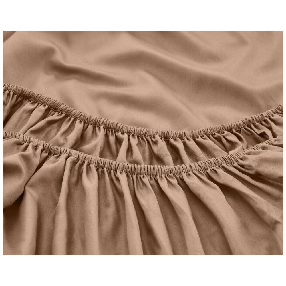 Grosvenor House 500TC Egyptian Cotton Fitted Bed Sheet Only Clay — image 2