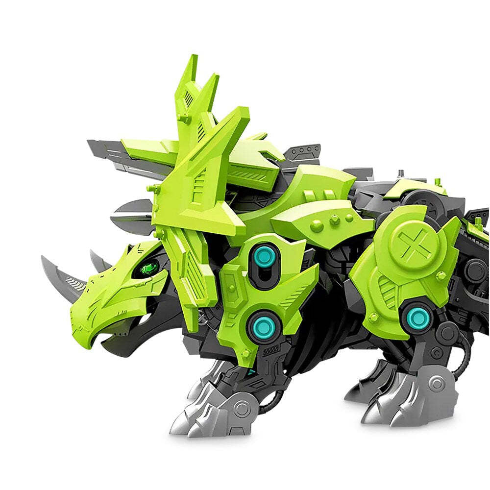 Johnco Triceratops Armoured Dinosaur Robot Childrens STEM Building Toy Kit 8y+ — image 2