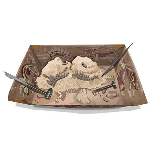 4M KidzLabs Dig a Dinosaur Stegosaurus Hidden Skeleton Kids Learning Toy 8y+ — image 2