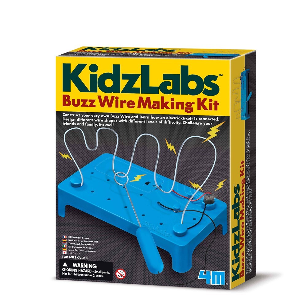 4M KidzLabs Buzz Wire Making Kit Electric Circuit Interactive Kids Fun Toy 8y+