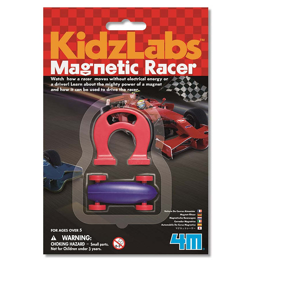 4M KidzLabs Magnetic Racer Educational Kids/Children Learning Activity Toy 5y+