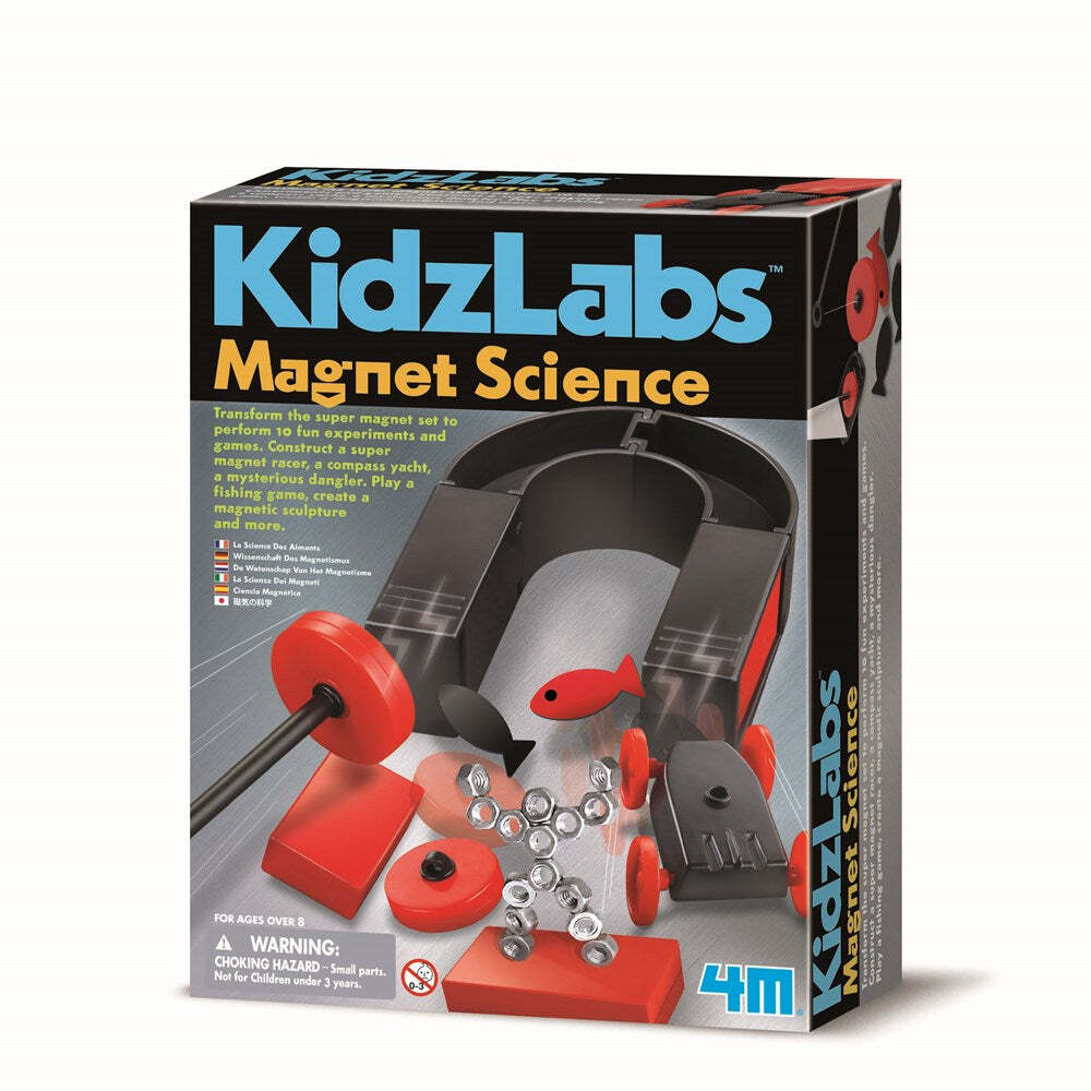 4M KidzLabs Magnet Science Educational Kids/Children Learning Activity Toy 8y+