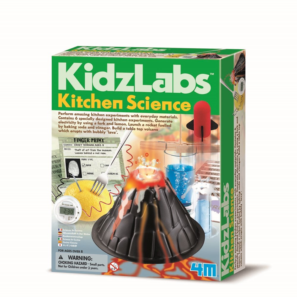 4M KidzLabs Kitchen Science Kids/Children Learning Educational Activity Toy 8y+