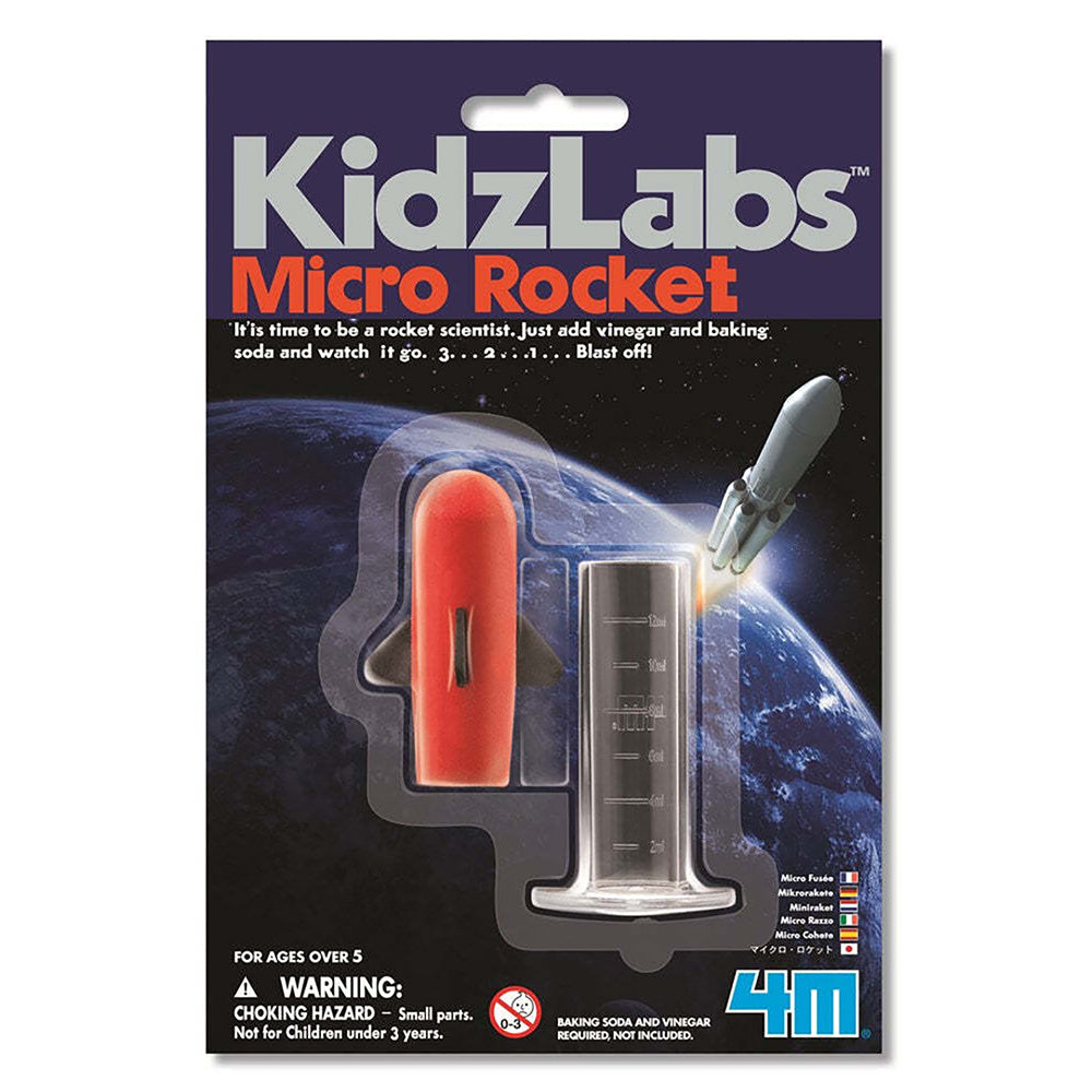 4M KidzLabs Micro Rocket Educational Kids/Toddler Learning Activity Toy 5y+