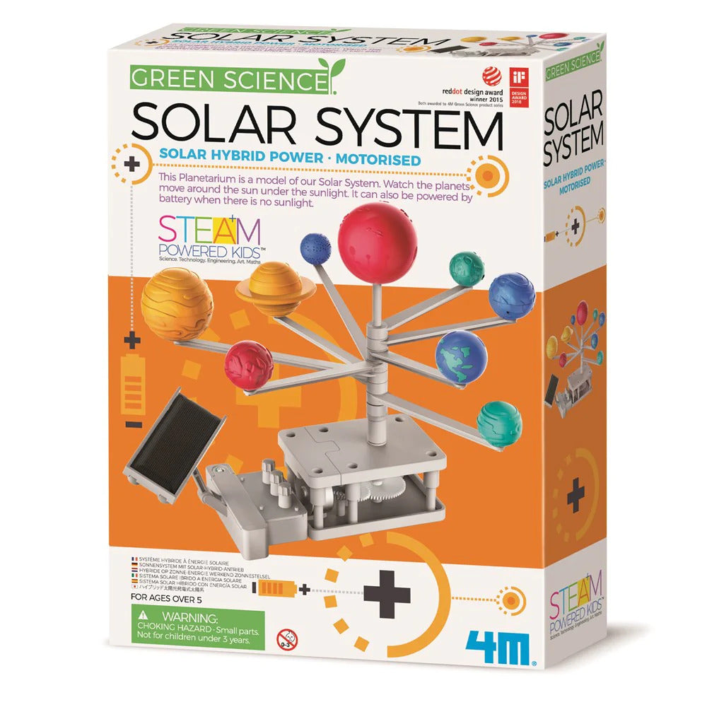 4M Green Science Solar System Educational Kids/Toddler Fun Activity Toy 5y+