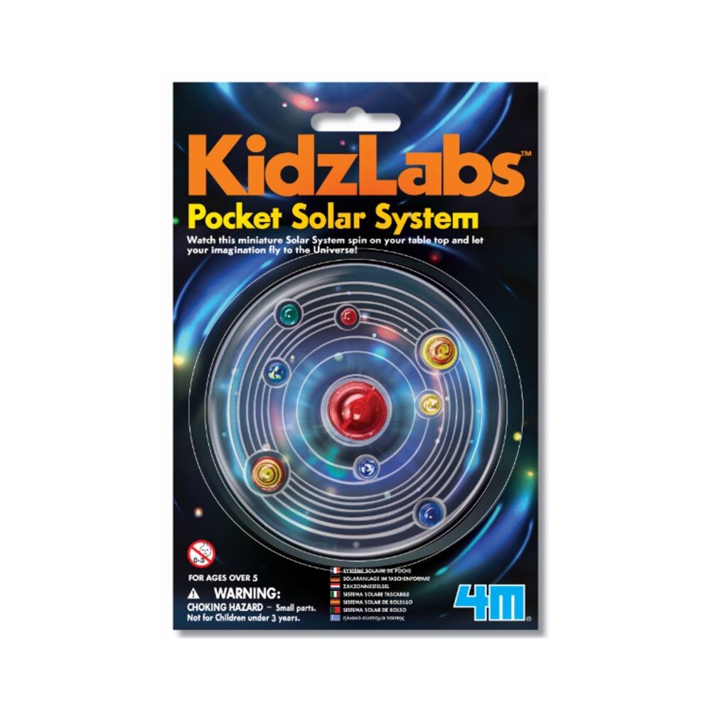 4M Kidzlabs Pocket Solar System STEM Educational Toy Kids/Children 5y+ (2 Pack)