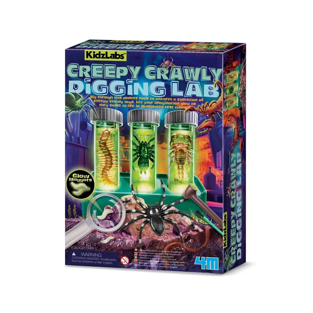 4M Kidzlabs Creepy Crawly Digging Lab STEM Educational Science Toy Kids 5y+