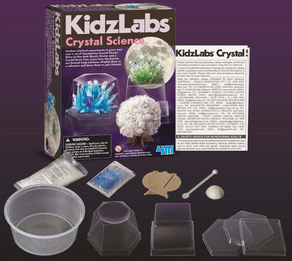 4M Kidzlab Crystal Science Educational Kids/Toddler Art/Craft Activity 10y+ — image 2