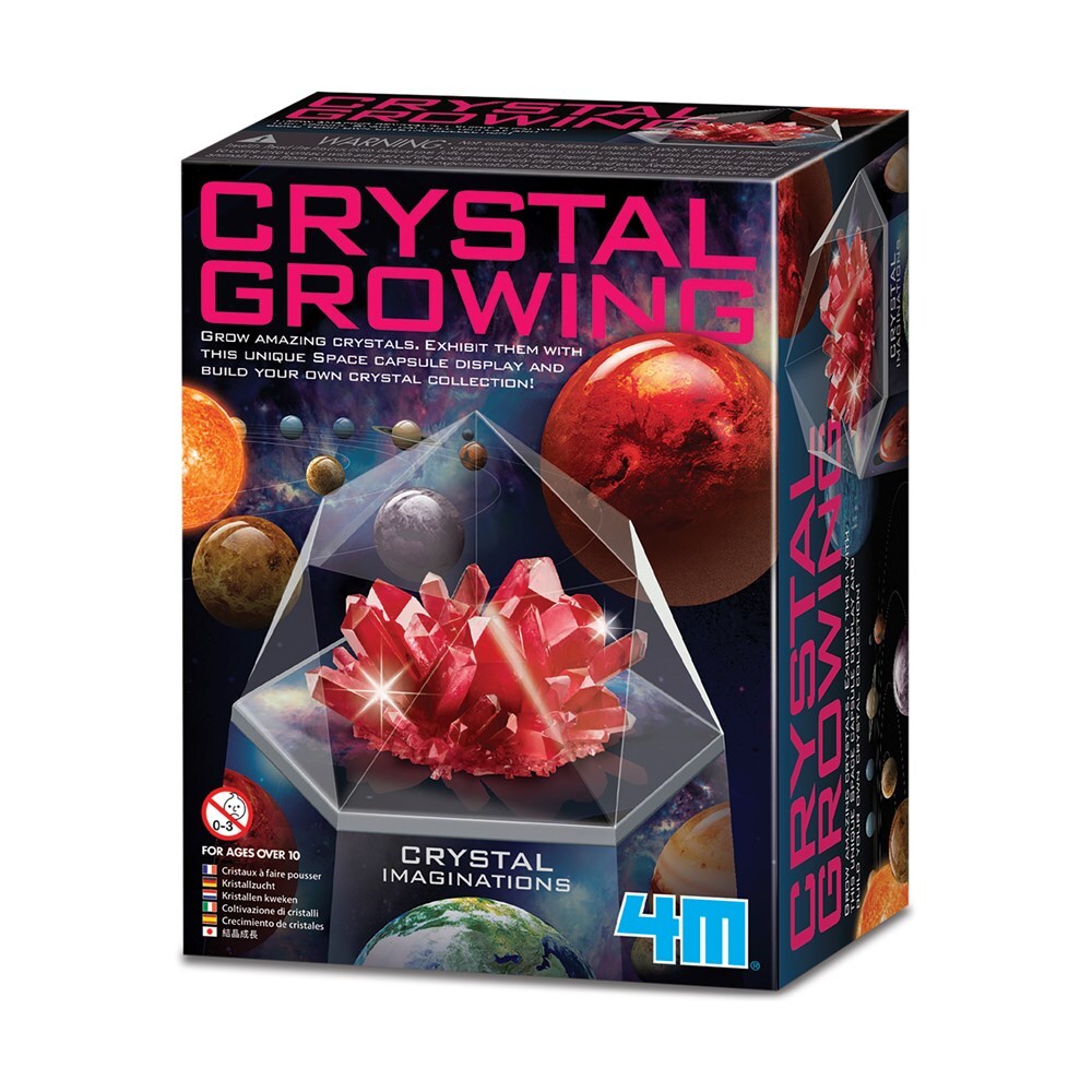 4M Crystal Growing Kit Space Gem Educational Kids/Toddler Activity Toy 10y+ Red