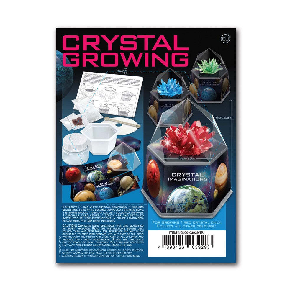 4M Crystal Growing Kit Space Gem Educational Kids/Toddler Activity Toy 10y+ Red — image 2