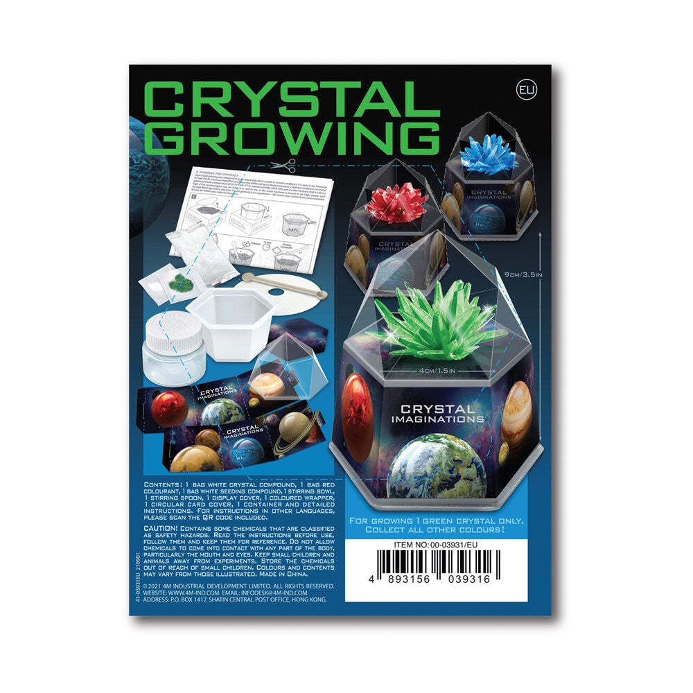 4M Crystal Growing Kit Space Gem Educational Kids/Toddler Fun Toy 10y+ Green — image 2