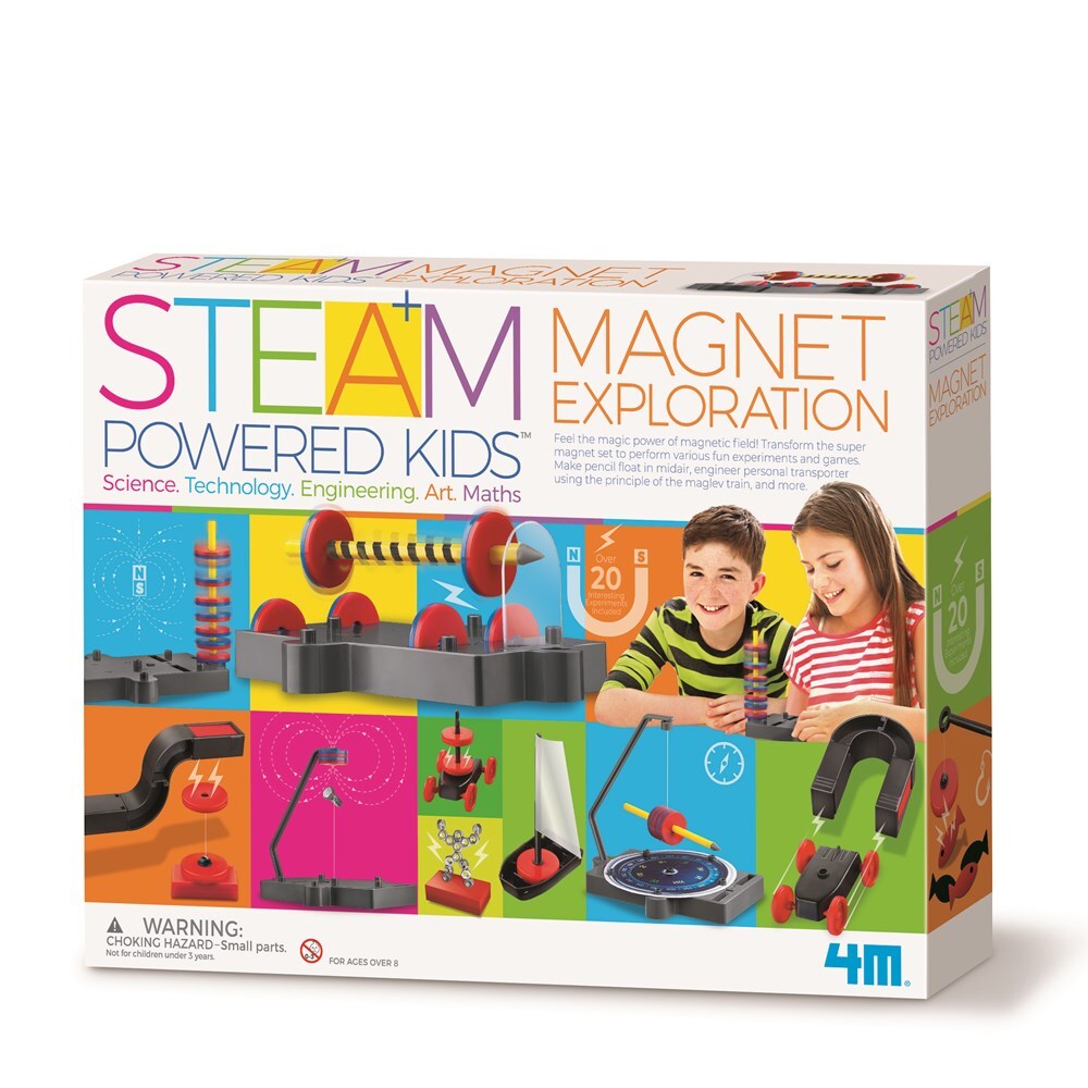 4M Steam Powered Kids Magnet Exploration Fun Educational Kids Activity Toy 8y+