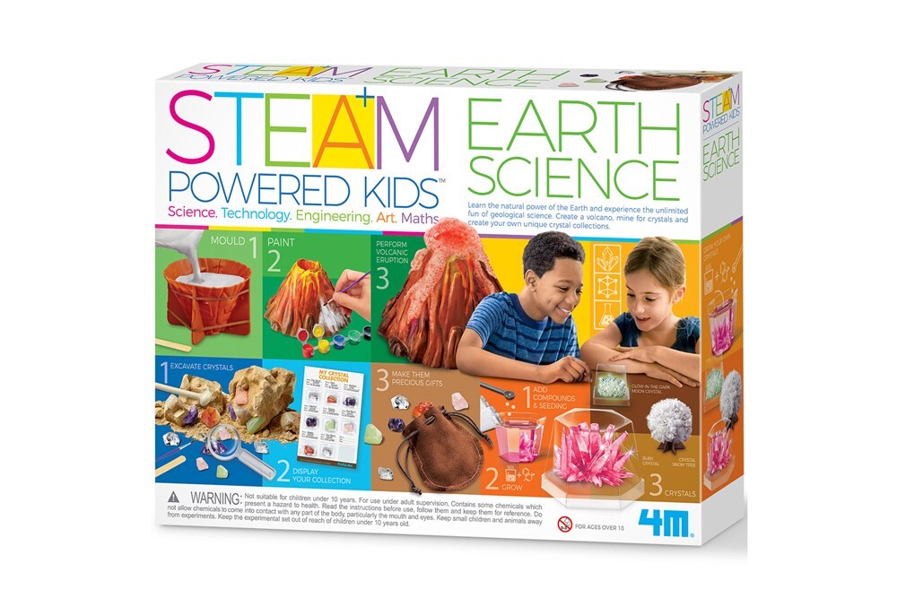 4M Steam Powered Kids Earth Science Educational Kids/Toddler Activity Toy 10y+
