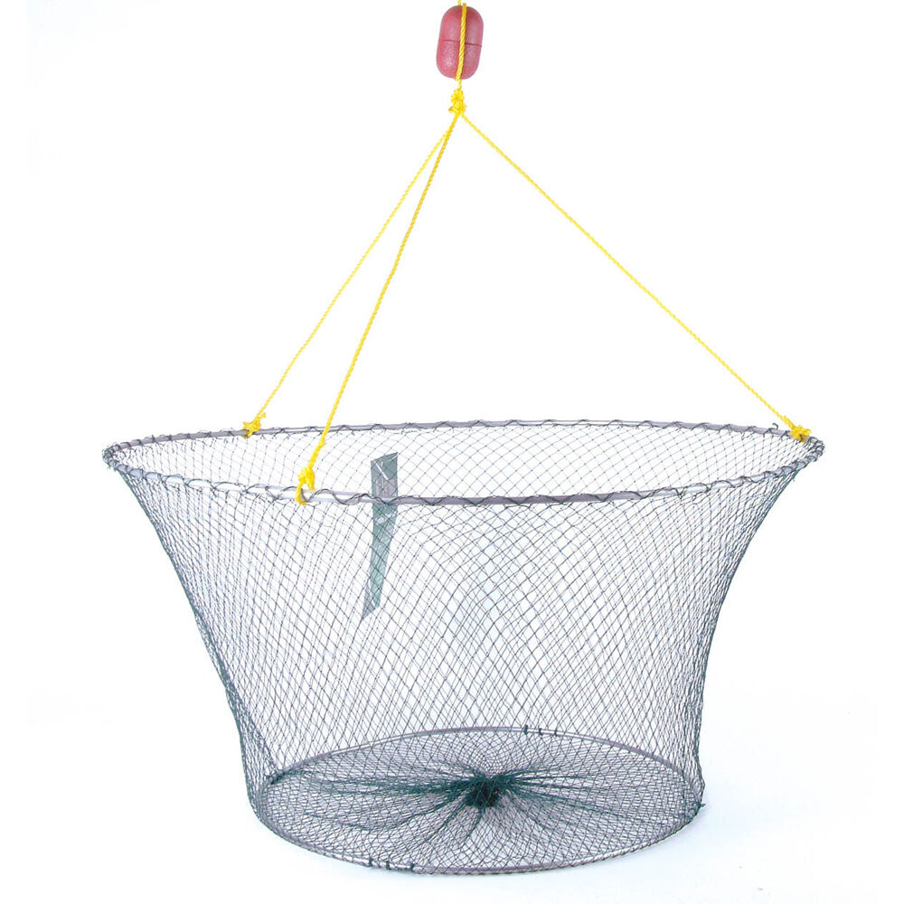 Fishteck 55cm Blue Mesh Net Yabby Drop With Aluminium Handle