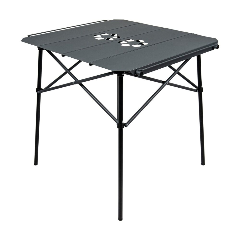 Quest Outdoors 70cm Vapour Square Slat Camping Folding Table Heat Resistant