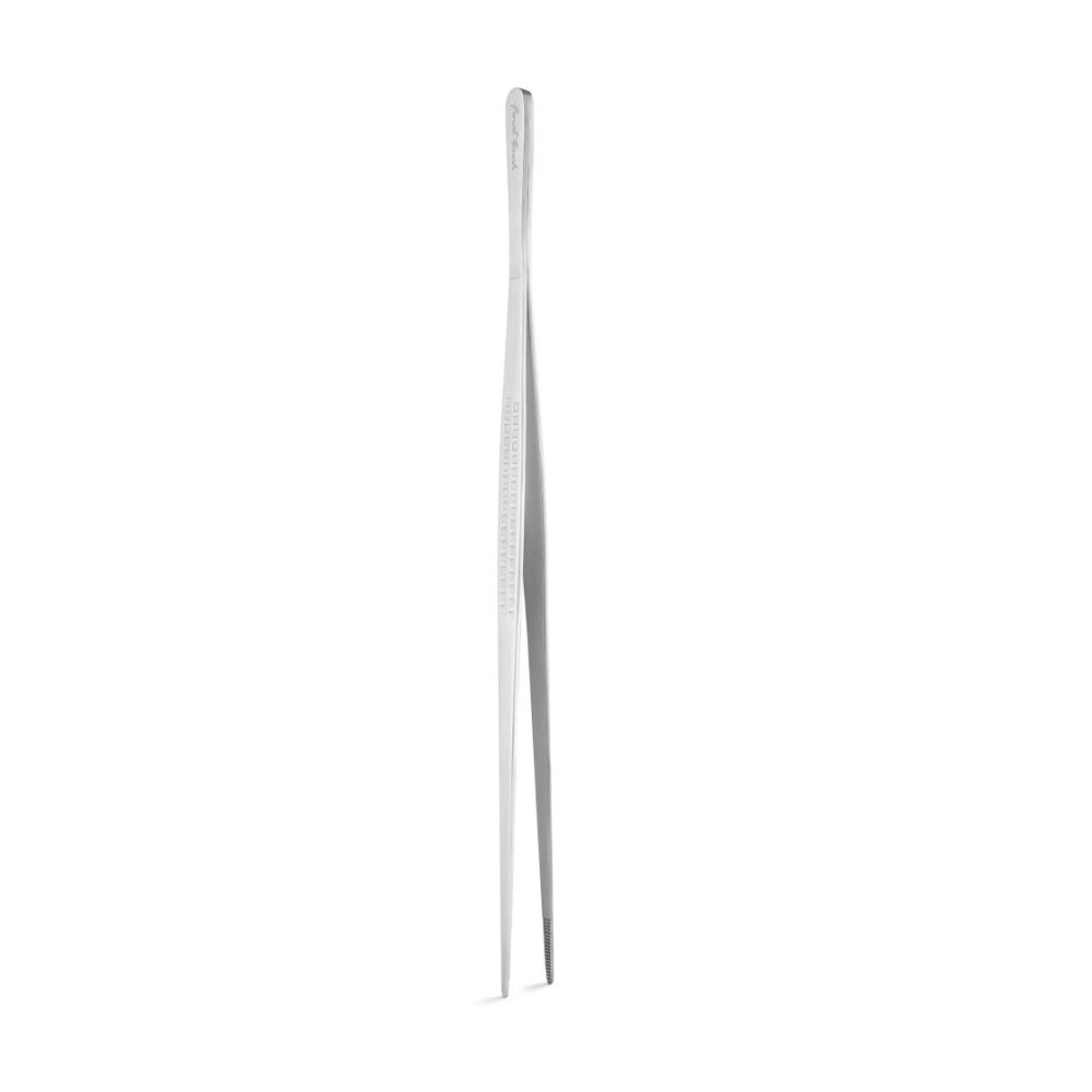 Final Touch Stainless Steel Cocktail Garnish Tweezers Bar Accessory 12-inch — image 3
