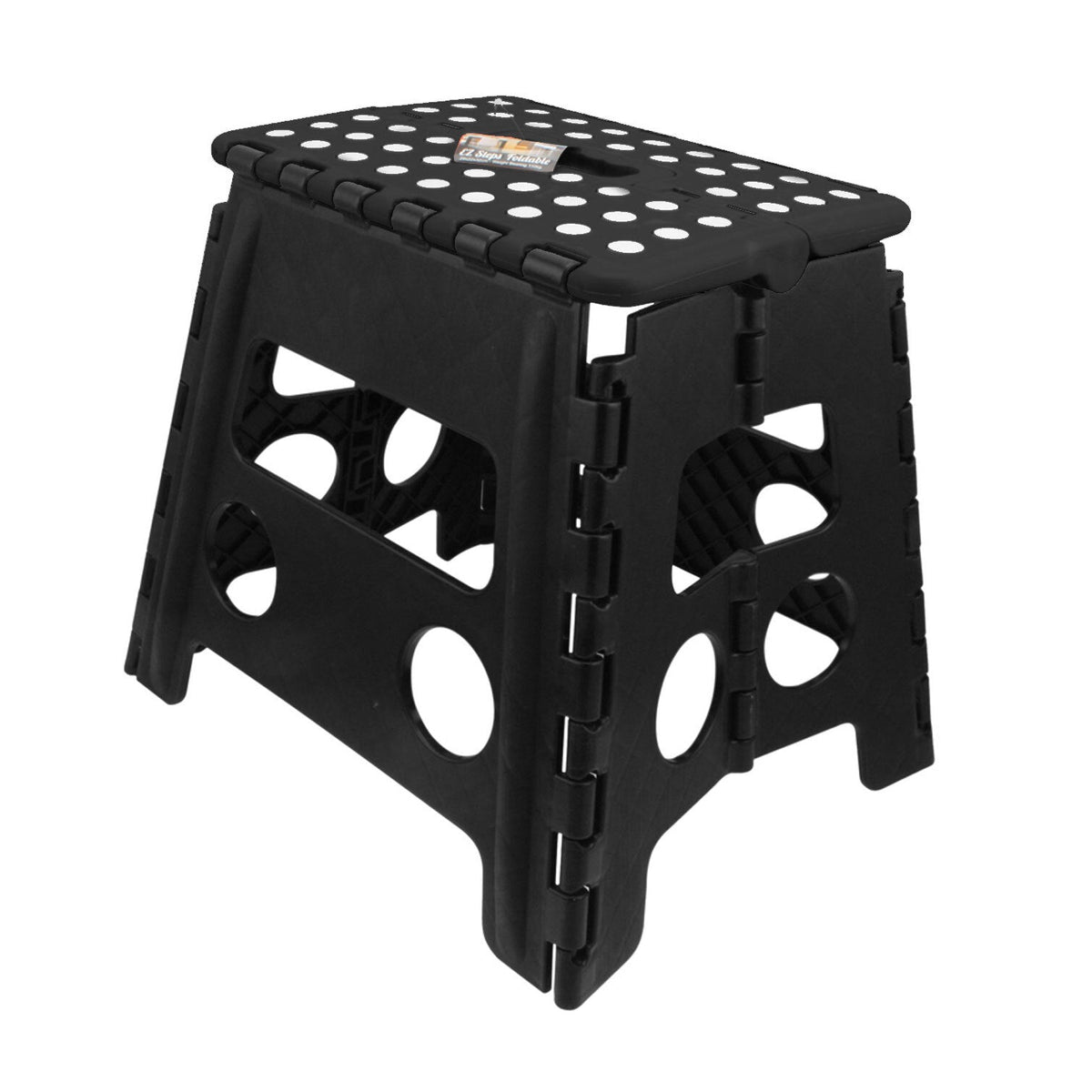 Home Expression 29x32cm Plastic Steps Foldable Stool/Chair Camping Outdoor Asstd — image 2