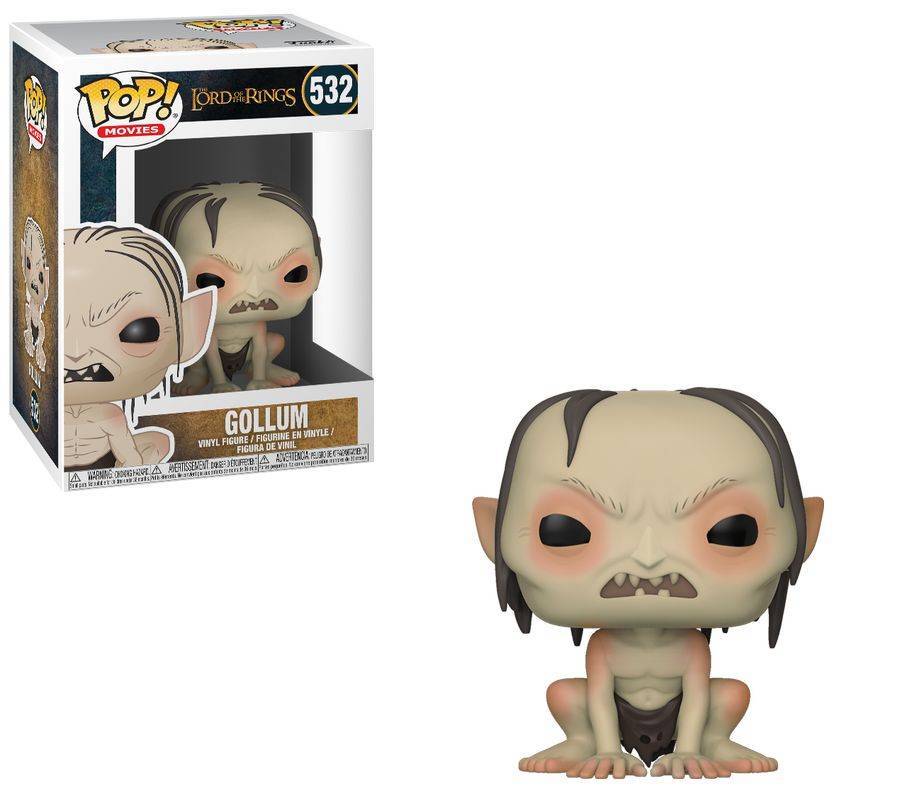 Pop! Funko 10cm Vinyl Figurine LotR Gollum #532 Collectable Figure Toy Kids 3y+