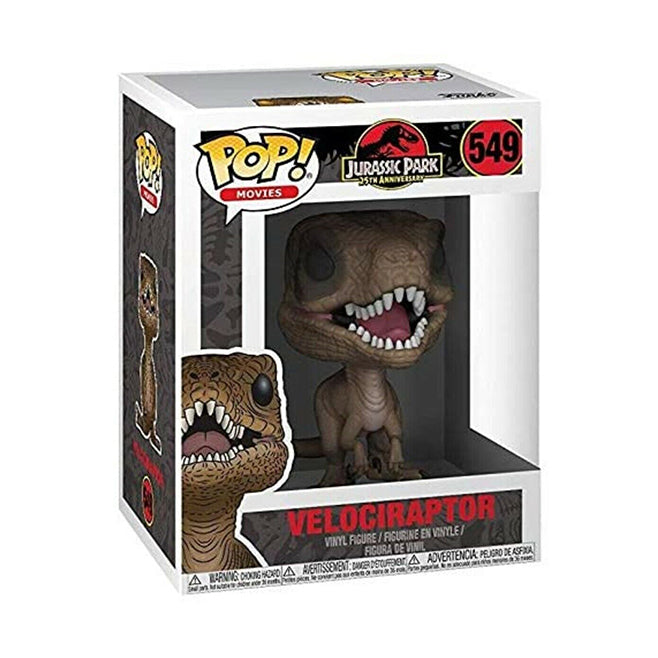 Pop! 10cm Figurine Jurassic Park Velociraptor #549 Vinyl Collectable 3y+ Toy