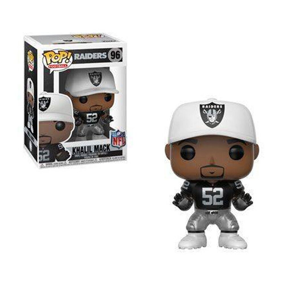 Pop! Funko 10cm Figurine NFL Raiders Khalil Mack #96 Collectable Vinyl Toy 3y+