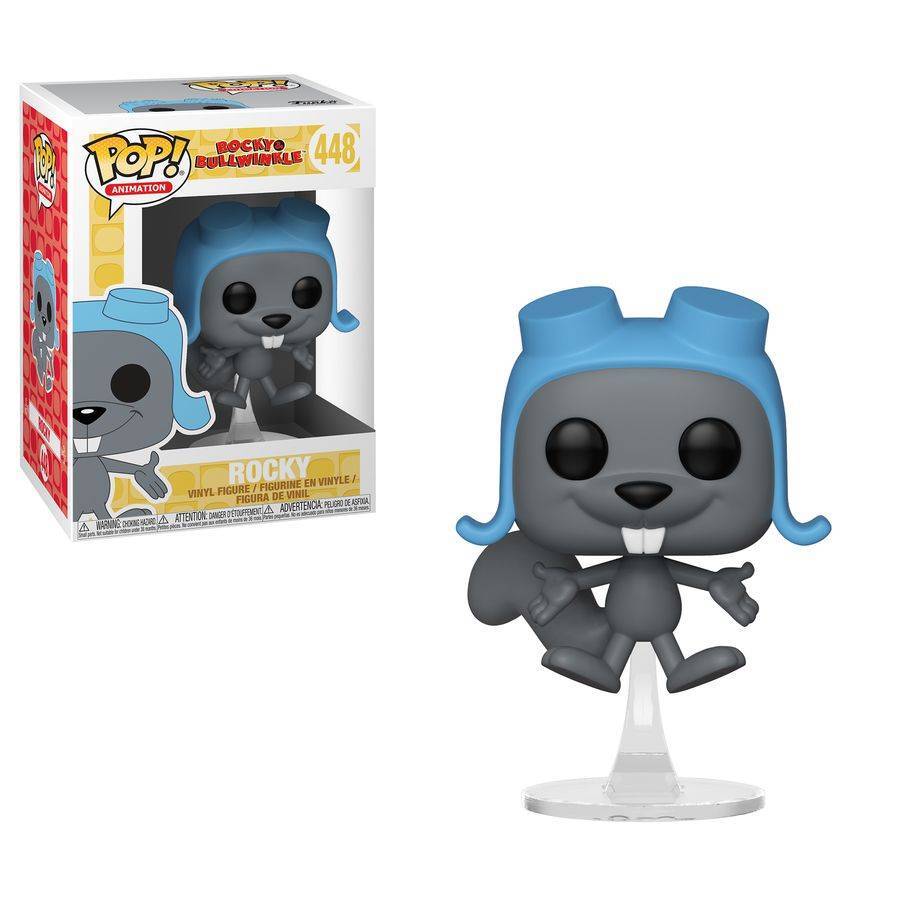 Pop! 10cm Vinyl Rocky & Bullwinkle Flying Rocky #448 Collectable Funko Figurine — image 2