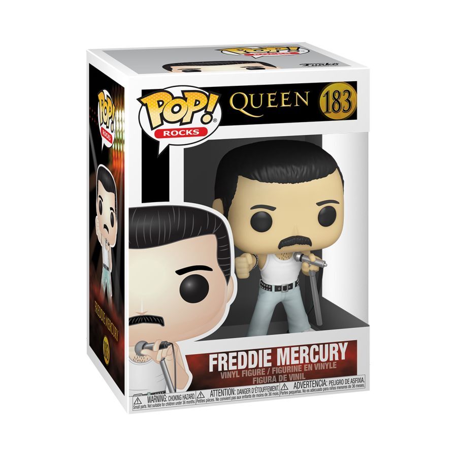 Pop! 10cm Vinyl Queen Freddie Mercury Radio Gaga #183 Collectable Funko Figurine — image 2