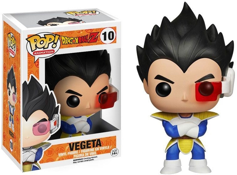 Pop! Funko 10cm Vinyl Figurine Dragon Ball Z Vegeta Kids #10 Collectable Toy 3y+ — image 2