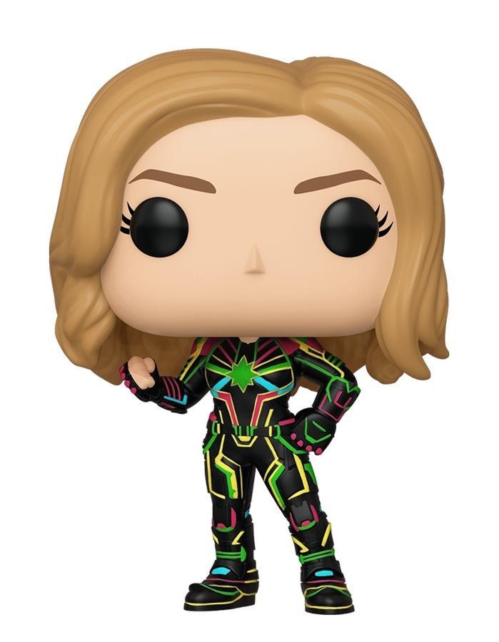 Pop! Funko 10cm Captain Marvel Neon Suit Vinyl Figurine/Collectable 3y+ Kids Toy — image 2