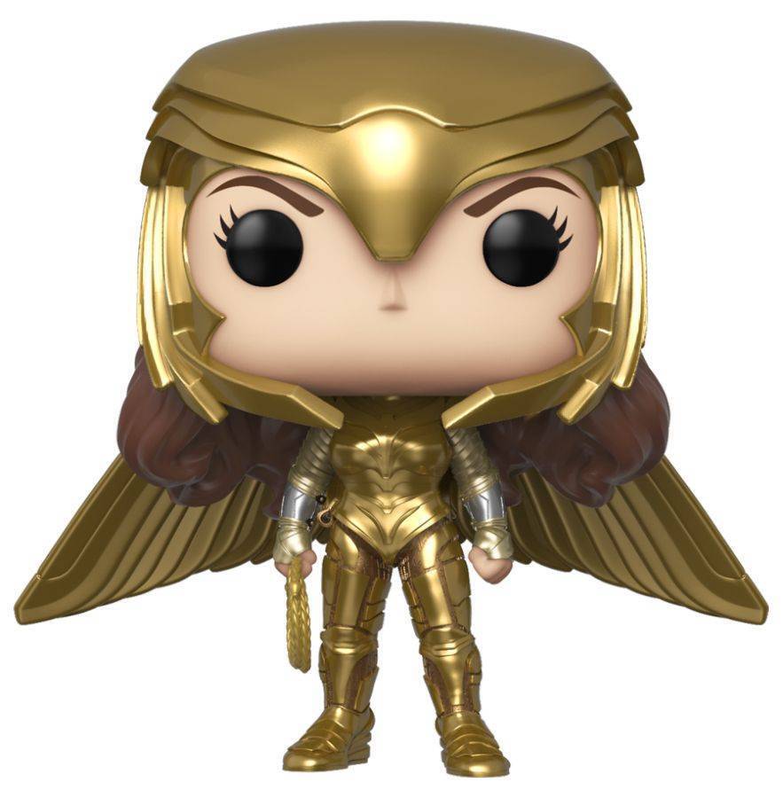 Pop! Vinyl Figurine Wonder Woman 2 WW Gold Wide Wing Pose RS Collectable Toy 3y+