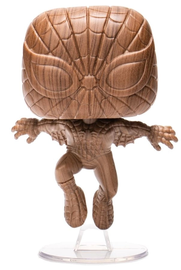 Pop! 10cm Funko Figurine Spider-Man Wood Deco RS Collectable Vinyl Toy Kids 3y+ — image 2