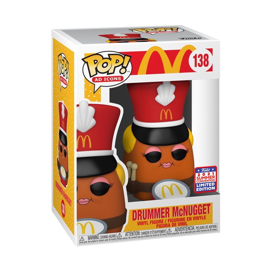 Pop! Funko 10cm Figurine McDonald's Nugget Drummer SD21 RS #138 Collectable 3+ — image 2
