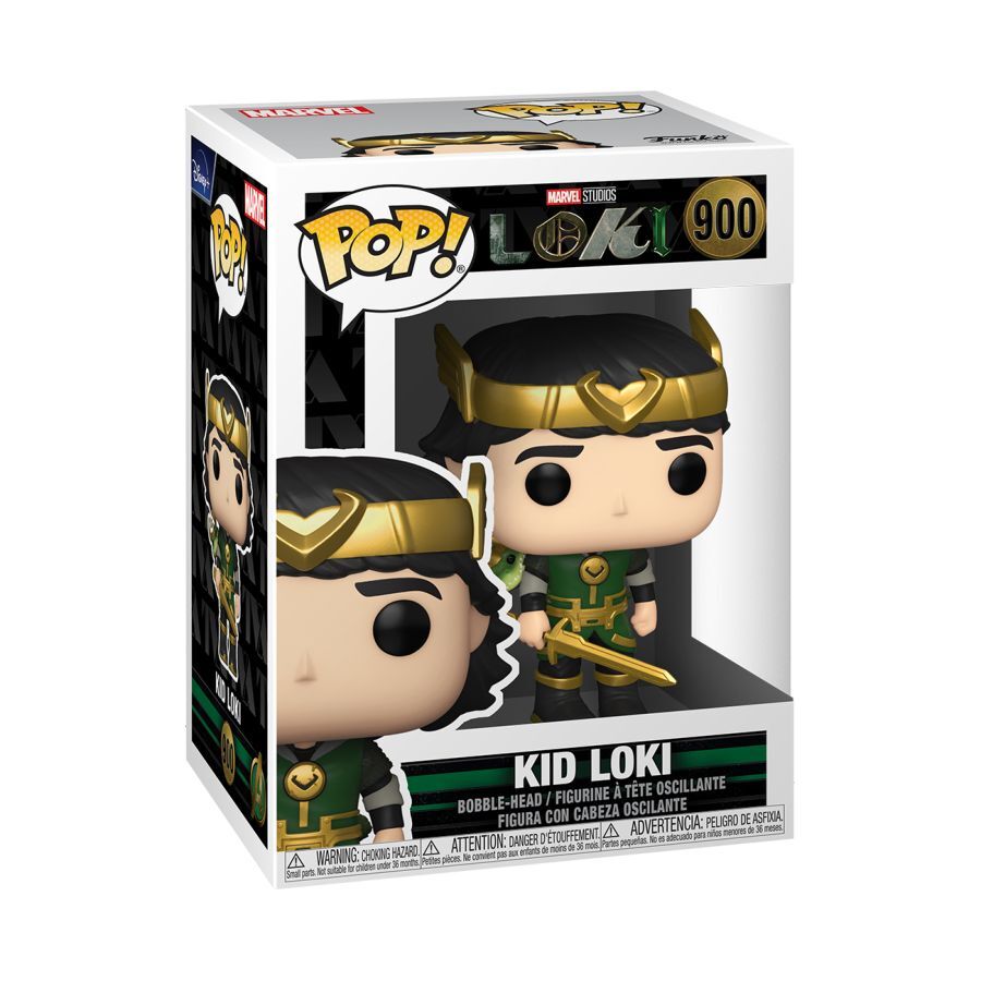 Pop! Funko Vinyl 10cm Figurine Loki Kid Loki #900 Collectable Figure 3y+ Toy — image 2