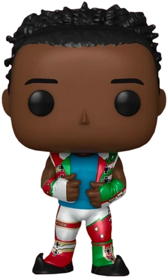 Pop! Vinyl Figurine WWE Xavier Woods Up Up Down Down MT RS Collectable Toy 3y+