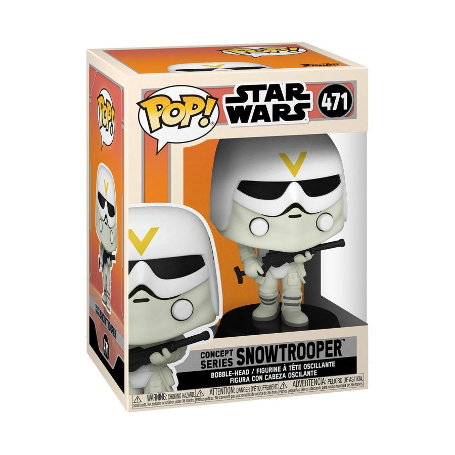 Pop! Funko Figurine Star Wars Snowtrooper Concept #471 Collectable Vinyl Toy 3y+ — image 2