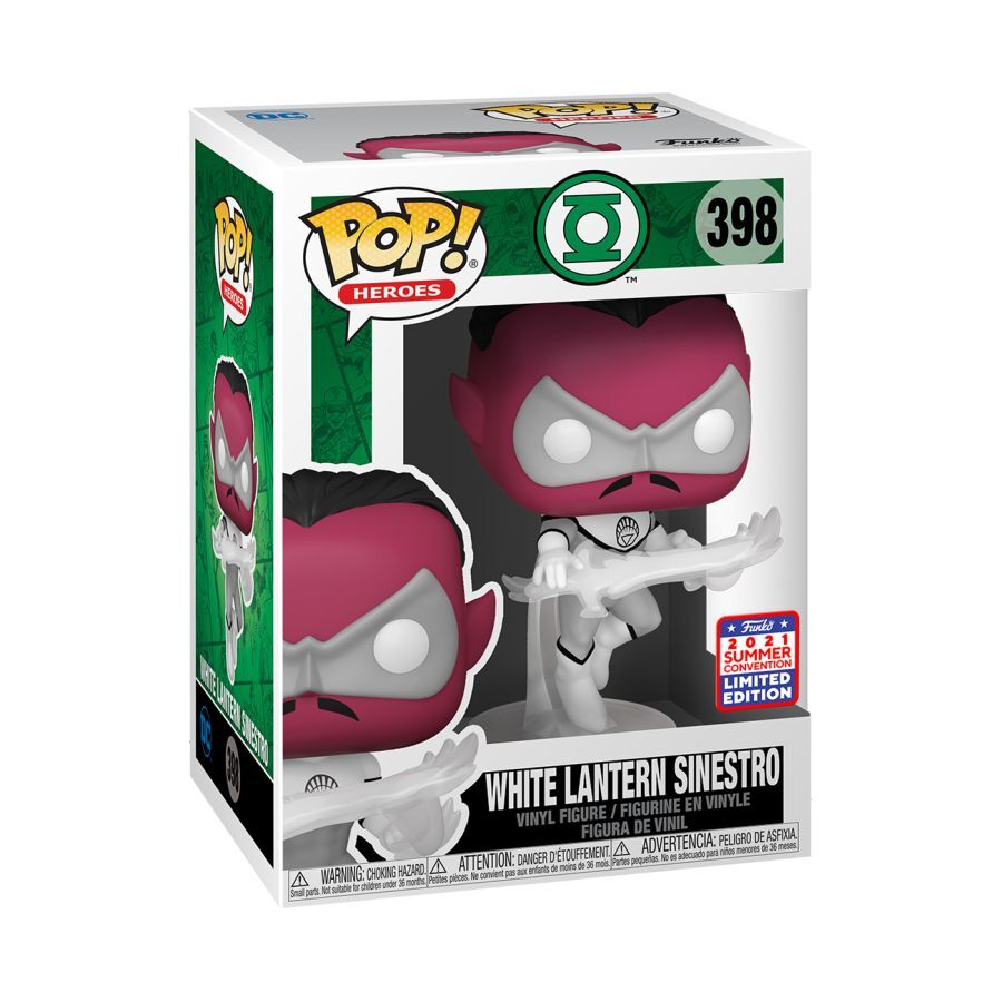 Pop! Vinyl Green Lantern White Lantern Sinestro SD21 RS #398 Figurine Toy 3+ — image 2