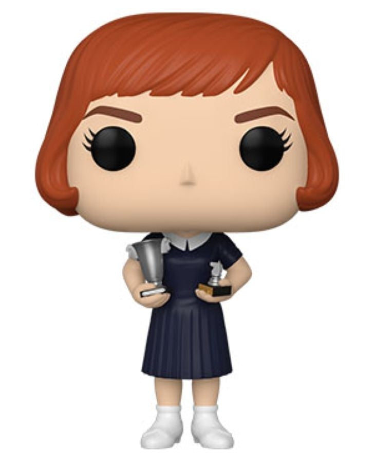 Pop! Funko 10cm Figurine Queen's Gambit Beth w/Trophies Vinyl Collectable Toy 3+ — image 2