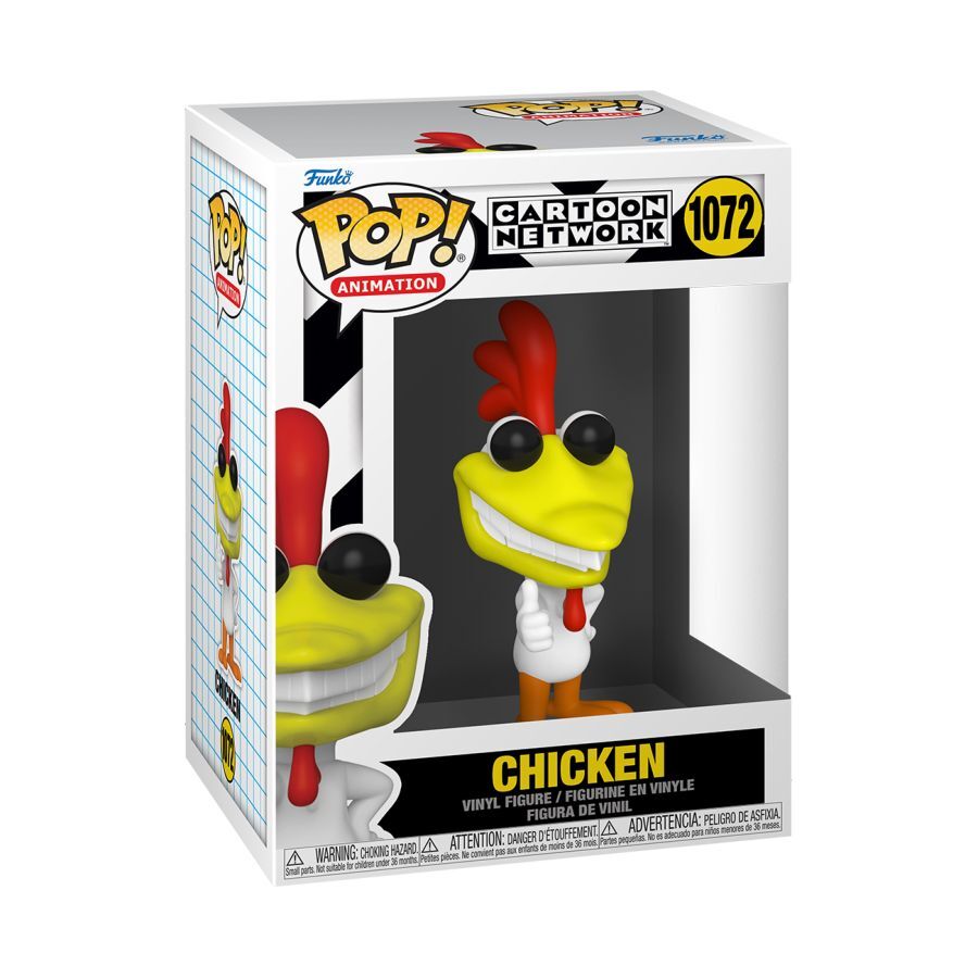 Pop! Funko 10cm Cow & Chicken Vinyl #1072 Chicken Figurine/Collectables 3y+ Toy — image 2