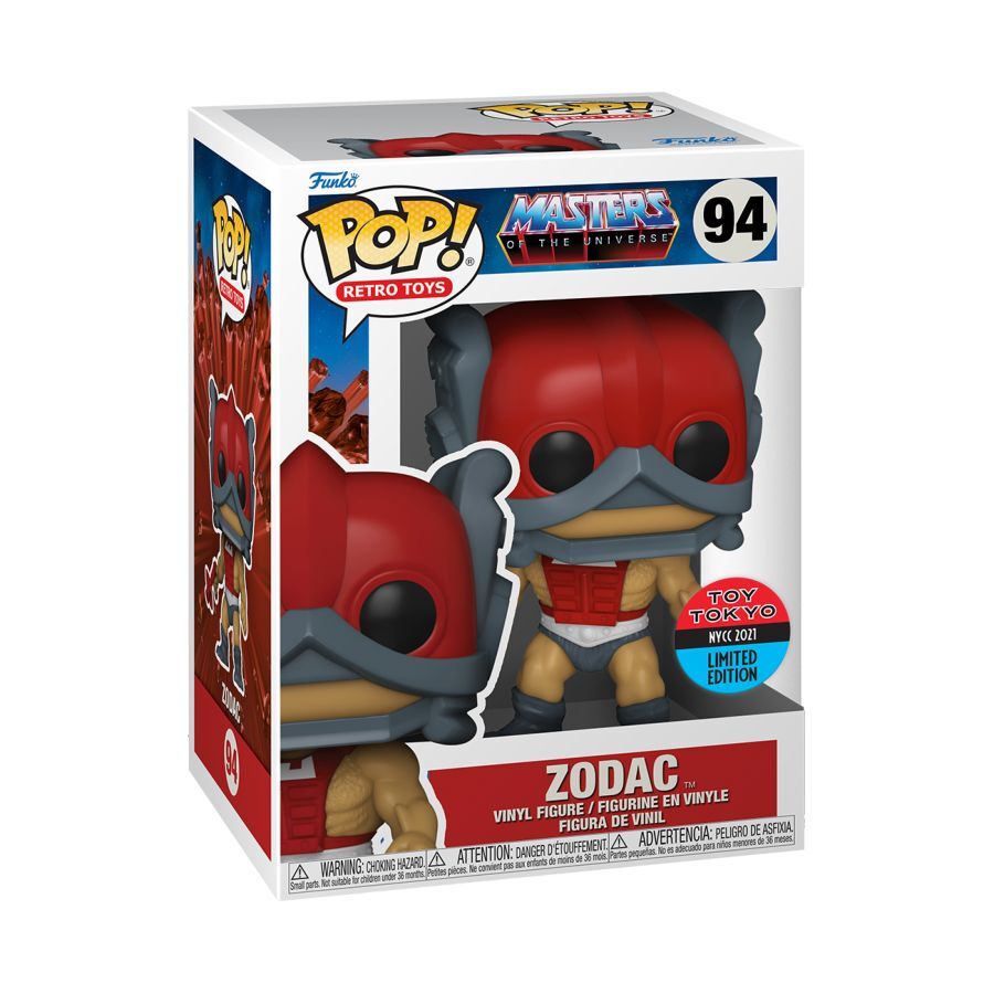 Pop! Funko 10cm Figurine MotU Zodac NY21 RS #94 Collectable Vinyl Kids Toy 3y+ — image 2