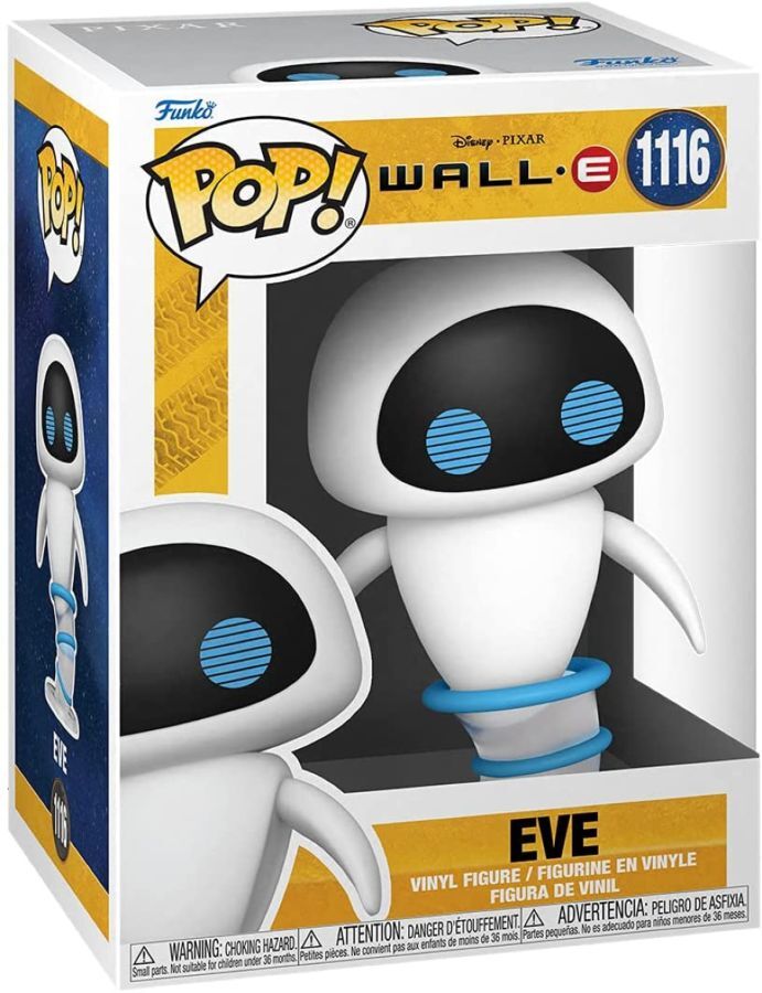 Pop! Funko 10cm Vinyl Figurine WallE Eve Flying #1116 Collectable Kids 3y+ Toy — image 2
