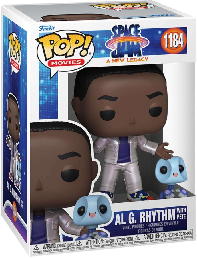 Pop! Funko Figurine Space Jam 2 Al G Rhythm & Pete MT #1184 Vinyl Collectable 3+ — image 2