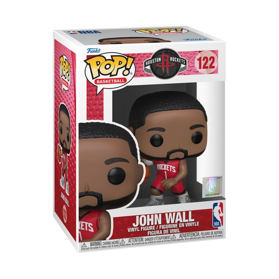 Pop! Funko Figurine NBA Rockets John Wall Red Jersey #122 Collectable Vinyl Toy — image 2