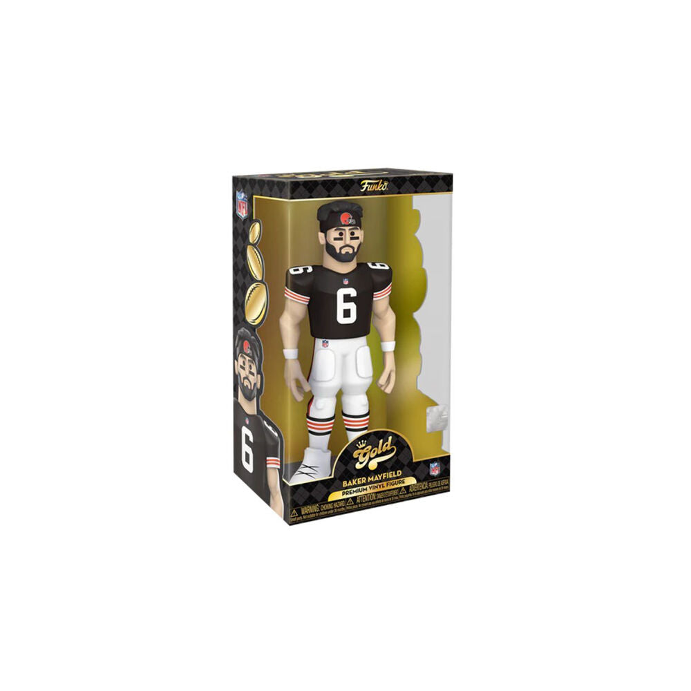 Funko NFL Football Baker Mayfield Browns Gold Premium Vinyl Action Figure Toy 12in — image 2