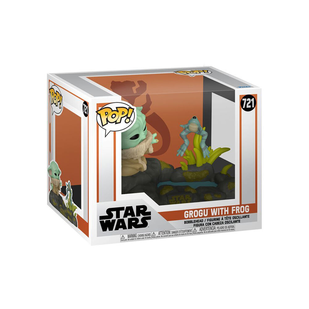Funko Star Wars Grogu Deluxe Pop Vinyl Figure 3.8 Inches Bobblehead - Includes Frog — image 2