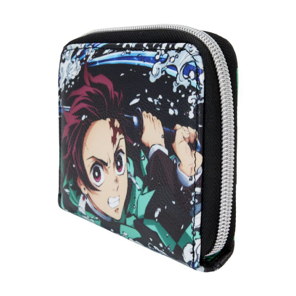 Demon Slayer Tanjiro Kamado Zip Around Closure Wallet Money/Coins Pouch — image 3