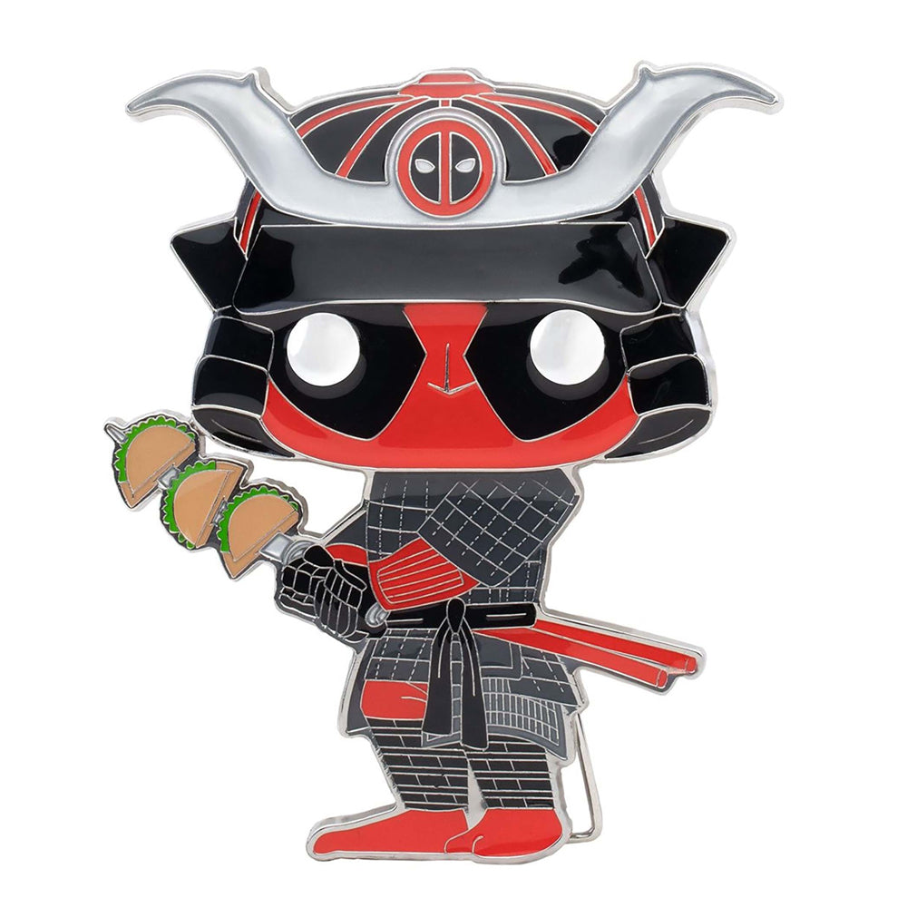 Pop! Deadpool #03 Taco Samurai 10cm Pop! Enamel Pin/Badge w/ Stand Collectible 13y+